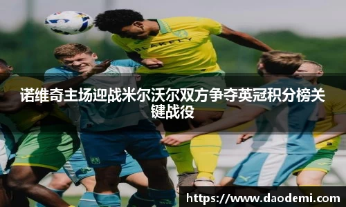 诺维奇主场迎战米尔沃尔双方争夺英冠积分榜关键战役